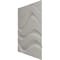 Ekena Millwork 19 5/8in. W x 19 5/8in. H Wave EnduraWall Decorative 3D Wall Panel Covers 2.67 Sq. Ft. WP20X20WVCCB - alternate 3